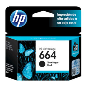 tinta hp 664 negro original f6v29al