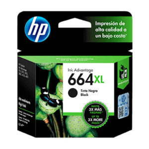 tinta hp 664xl negro original