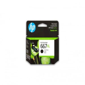 tinta hp 667xl negro original 3ym81al
