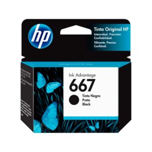 tinta hp 667 negro original