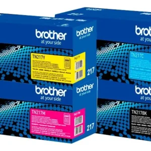 kit de tóner brother tn 217 original cmyk – 4 colores