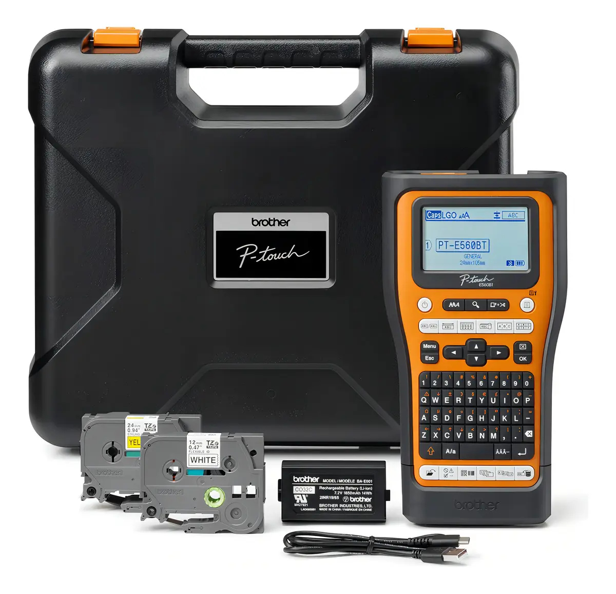 rotuladora industrial brother pt e560btvp con bluetooth y usb c rotuladora industrial brother pt e560btvp con bluetooth y usb c