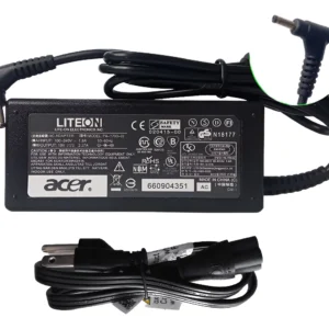 Cargador Acer 45W 19V 2.37A con conector de punta fina 3.0 x 1.1 mm